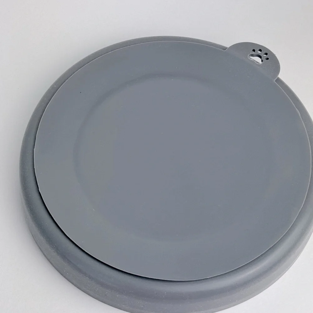 Slow Feeder Pet Bowl Gray NIB NEW